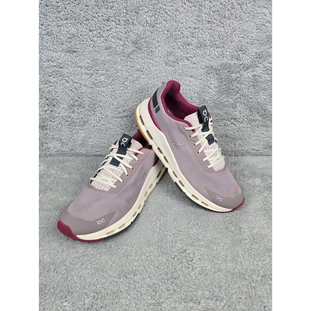 On Cloudnova Form Women's Running Shoes US10 EU42 Pink Gray CloudTec Pre-owned
